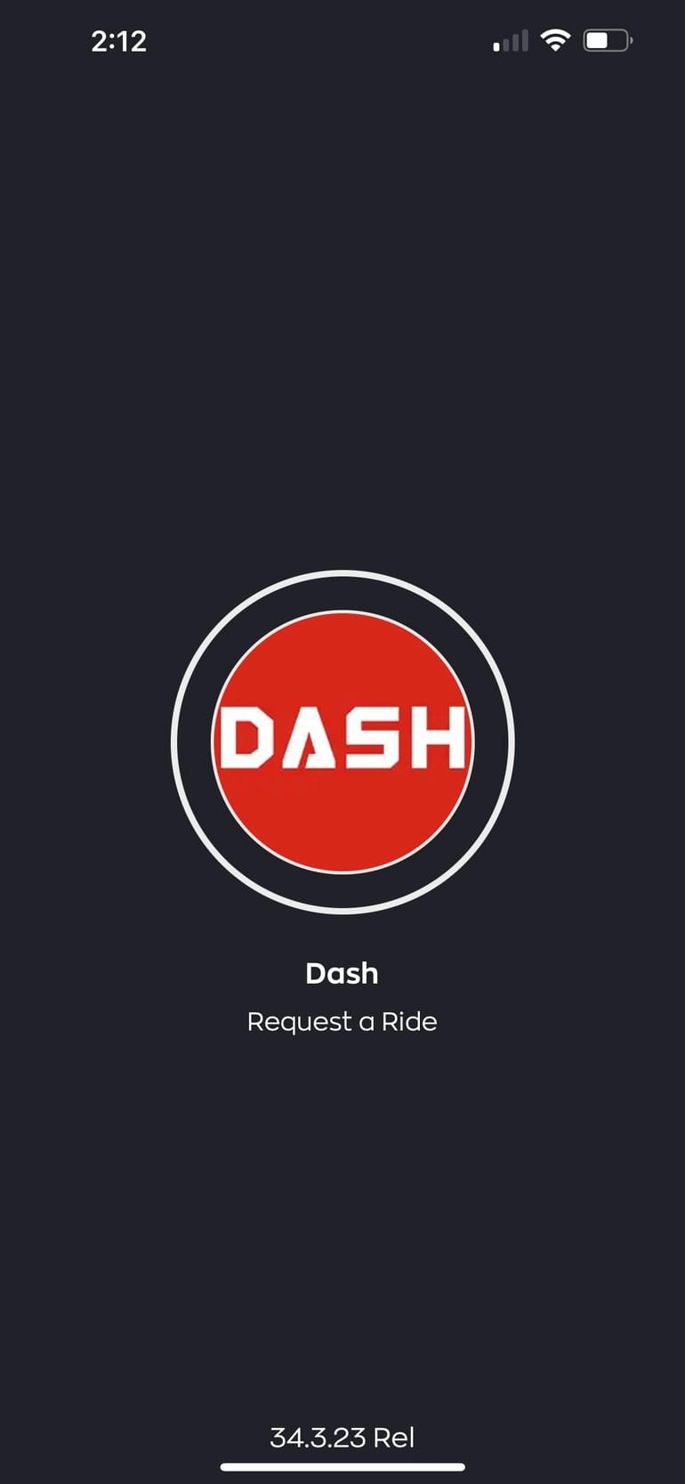  Dash Taxis App step 1