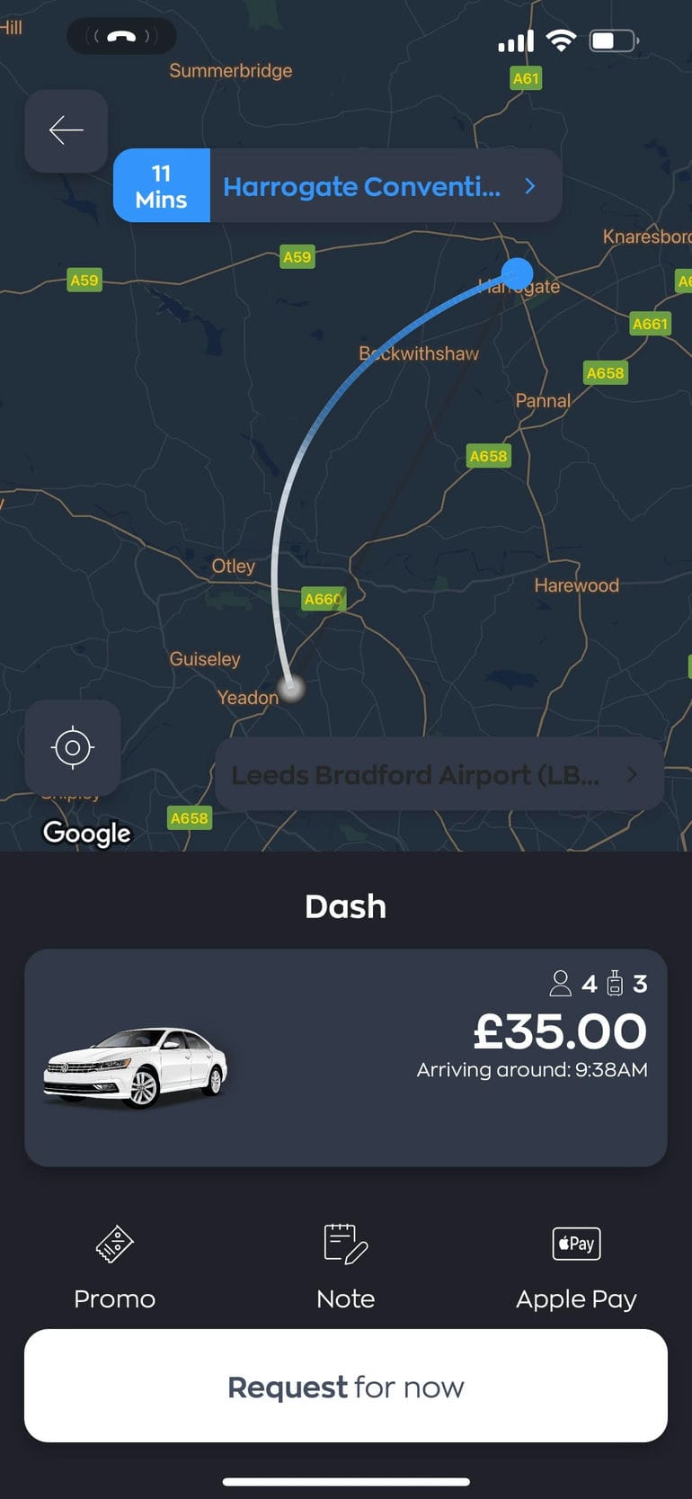  Dash Taxis App Step 3